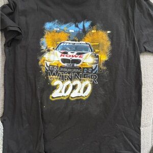 Black Men’s Nurburgring BMW Racing Graphic T-Shirt ROWE mechanic Germany